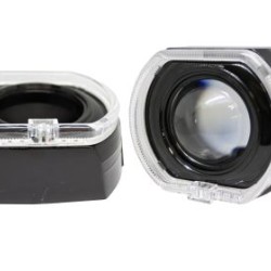 Καπάκι για προτζέκτορες 2.5 και 3 ίντσες - BMW look με angel eyes