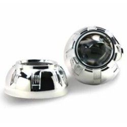 Καπάκι για προτζέκτορες Morimoto Mini 2.5'' στρόγγυλο "Alien Design" D=13cm - χρωμίου