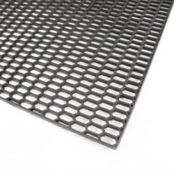 Πλαστική σίτα κυψελωτού τύπου - μαύρη / λεπτή - 120x40 cm Πλαστική σίτα κυψελωτού τύπου - μαύρη / λεπτή - 120x40 cm