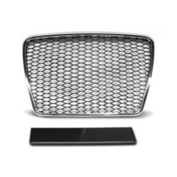 Μάσκα χωρίς σήμα για Audi A6 C6 (2008-2011) - RS Look με πλαίσιο χρωμίου Μάσκα χωρίς σήμα για Audi A6 C6 (2008-2011) - RS Look με πλαίσιο χρωμίου