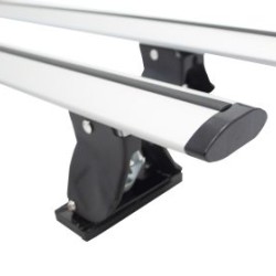 Μπάρες οροφής αλουμινίου για αυτοκίνητα χωρίς υπάρχουσες μπάρες, 135 cm με κλειδί - 2τμχ. Μπάρες οροφής αλουμινίου για αυτοκίνητα χωρίς υπάρχουσες μπάρες, 135 cm με κλειδί - 2τμχ.