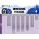 Χιονοκουβέρτες Streetech - μπλε χρώμα - μέγεθος L - σετ 2τμχ.