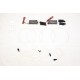 Δαχτυλίδια angel eyes για BMW E46 coupe (1998-2003) / BMW E46 Sedan, Combi (1998-2005) με 4 μεγάλα δαχτυλίδια 144mm - Λευκό χρώμα