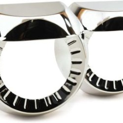 Καπάκι για προτζέκτορες 2'' οβάλ χρωμίου - 1 τμχ.