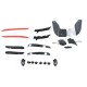 Body kit σετ προφυλακτήρες για Mercedes W222 S-class (2013-2020) - AMG S63 design με μπούκες