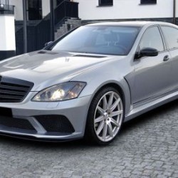 Μάσκα για Mercedes W221 S-Class (2009-2013) - AMG design μαύρη Μάσκα για Mercedes W221 S-Class (2009-2013) - AMG design μαύρη