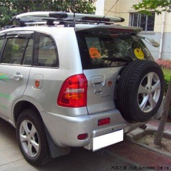 Αεροτομή οροφής για Toyota RAV4 (2001-2007) - μαύρη γυαλιστερή Αεροτομή οροφής για Toyota RAV4 (2001-2007) - μαύρη γυαλιστερή