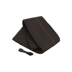 Κάλυμμα τιμονιού ραφτό - Sport - μαύρο χρώμα με κόκκινες ραφές - 1 τμχ. Κάλυμμα τιμονιού ραφτό - Sport - μαύρο χρώμα με κόκκινες ραφές - 1 τμχ.