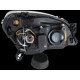 Φανάρια εμπρός angel eyes για Opel Astra H (2004-2009) - μαύρα ,  χωρίς  λάμπες (Η 7 ) - σετ 2τμχ.