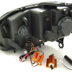 Φανάρια εμπρός led για Mercedes ML W164 (2005-2008) chrome με τρεχούμενο φλας - σετ 2τμχ. Φανάρια εμπρός led για Mercedes ML W164 (2005-2008) chrome με τρεχούμενο φλας - σετ 2τμχ.