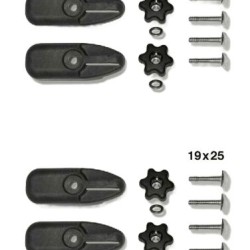 Στοιχεία στερέωσης για μπαγκαζιέρα Τ-βίδες 12x12 + 19x25 Στοιχεία στερέωσης για μπαγκαζιέρα Τ-βίδες 12x12 + 19x25