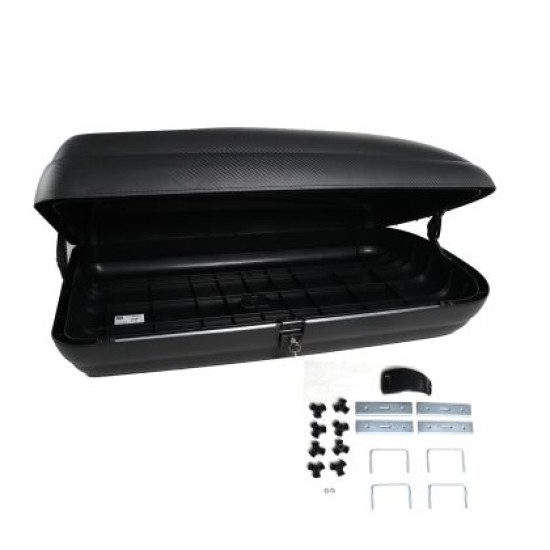 Μπαγκαζιέρα Art Plast 133x77.8x34.5cm με κλειδί 320 λίτρα carbon - 1τμχ. Μπαγκαζιέρα Art Plast 133x77.8x34.5cm με κλειδί 320 λίτρα carbon - 1τμχ.
