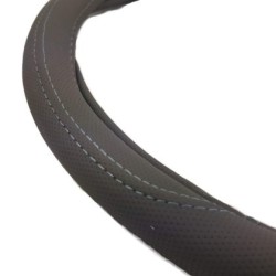 Κάλυμμα τιμονιού από οικολογικό δέρμα 39 cm - Simple - γκρι χρώμα -1 τμχ. Κάλυμμα τιμονιού από οικολογικό δέρμα 39 cm - Simple - γκρι χρώμα -1 τμχ.