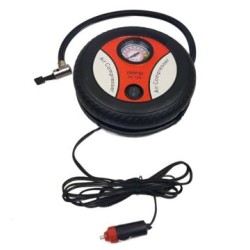 Κομπρεσέρ αέρος ελαστικών αυτοκινήτου 12V με μανόμετρο και αντάπτορα αναπτήρα - στρογγυλό - 1 τμχ. Κομπρεσέρ αέρος ελαστικών αυτοκινήτου 12V με μανόμετρο και αντάπτορα αναπτήρα - στρογγυλό - 1 τμχ.