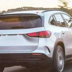 Αεροτομή οροφής για Mercedes GLA X157 (2020+) AMG- μαύρη γυαλιστερή Αεροτομή οροφής για Mercedes GLA X157 (2020+) AMG- μαύρη γυαλιστερή