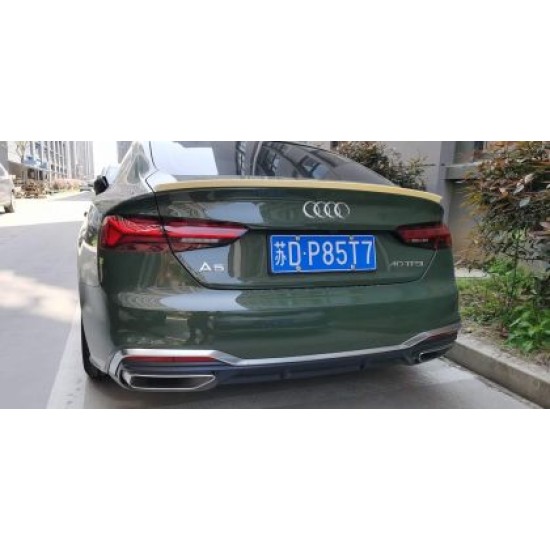 Αεροτομή πορτ μπαγκάζ για Audi A5 coupe (2016+) - μαύρη γυαλιστερή