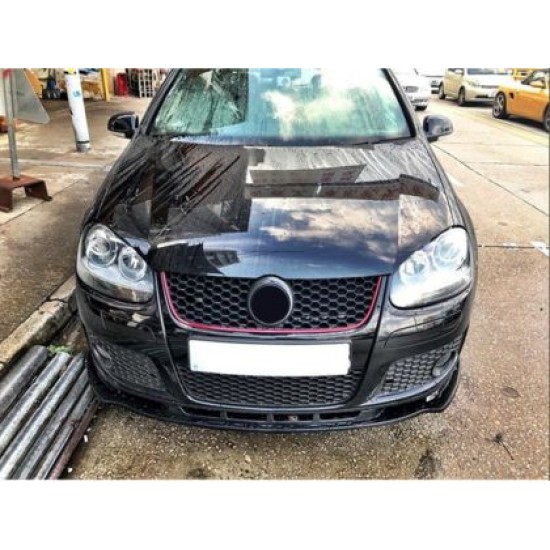 Spoiler εμπρός προφυλακτήρα για Volkswagen Golf 5 (2004-2009) GTI- μαύρο γυαλιστερό