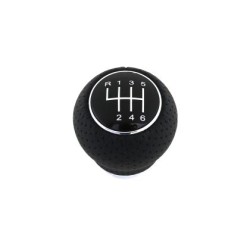 Λεβιές 6 ταχυτήτων universal - μαύρο δέρμα με τρύπες Λεβιές 6 ταχυτήτων universal - μαύρο δέρμα με τρύπες