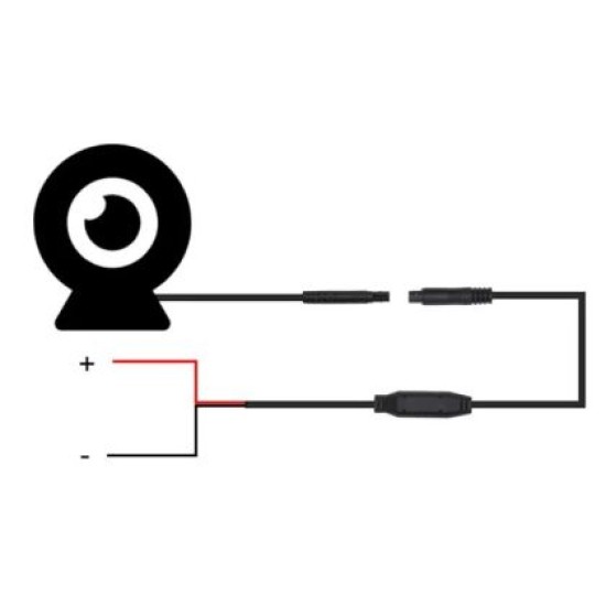 Κάμερα οπισθοπορείας με WiFi σύνδεση τηλεφώνου για λεωφορείο, φορτηγό, τροχόσπιτο  - με 18 led  - Μοντέλο 2