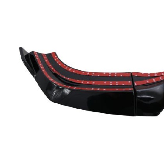 Spoiler εμπρός προφυλακτήρα για Mercedes W204 C-class (2007-2013)- μαύρο γυαλιστερό