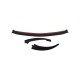 Spoiler εμπρός προφυλακτήρα για Mercedes W213 E-class (2020+) Brabus Style- μαύρο γυαλιστερό