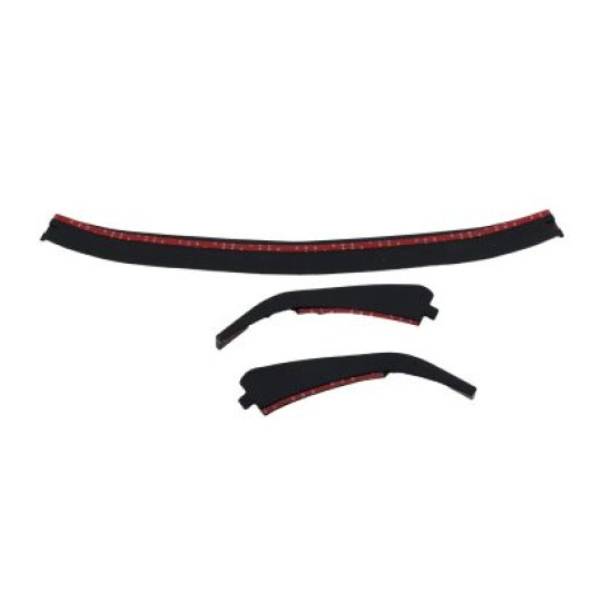Spoiler εμπρός προφυλακτήρα για Mercedes W206 C-class (2022+) Brabus Style- μαύρο γυαλιστερό