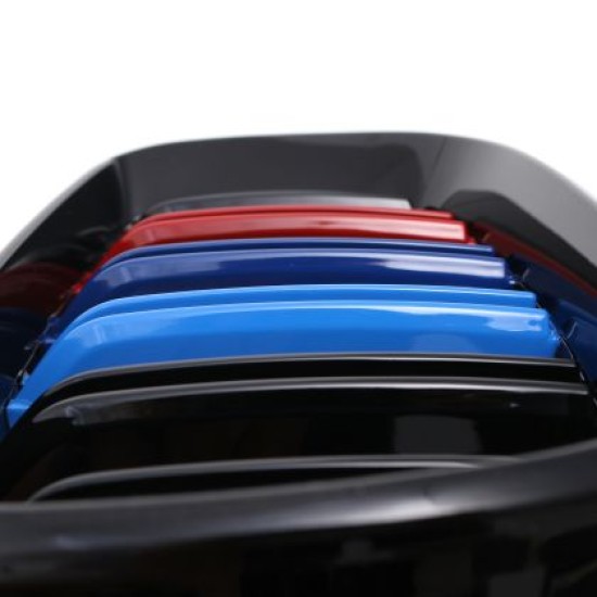 Μάσκα για BMW E46 sedan / combi  (2001+) - διπλή 3 colors - 2τμχ.