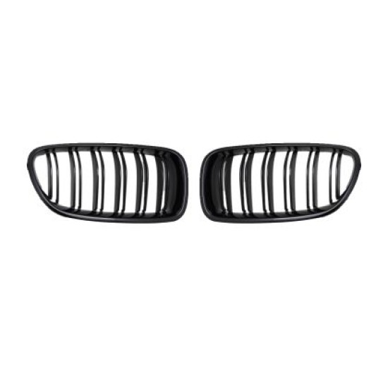 Μάσκα για BMW  F10 / F11  (2010+) -  μαύρη Piano Design - 2τμχ.