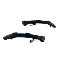Τρεχούμενα led φλας για καθρέφτες για VW Golf 7 / Sportsvan / Touran (2010+) - φιμέ - σετ 2τμχ.