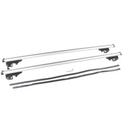 Μπάρες οροφής αυτοκινήτου για ενσωματωμένες παράλληλες μπάρες - 120cm με κλειδί -  σετ 2τμχ. Μπάρες οροφής αυτοκινήτου για ενσωματωμένες παράλληλες μπάρες - 120cm με κλειδί -  σετ 2τμχ.