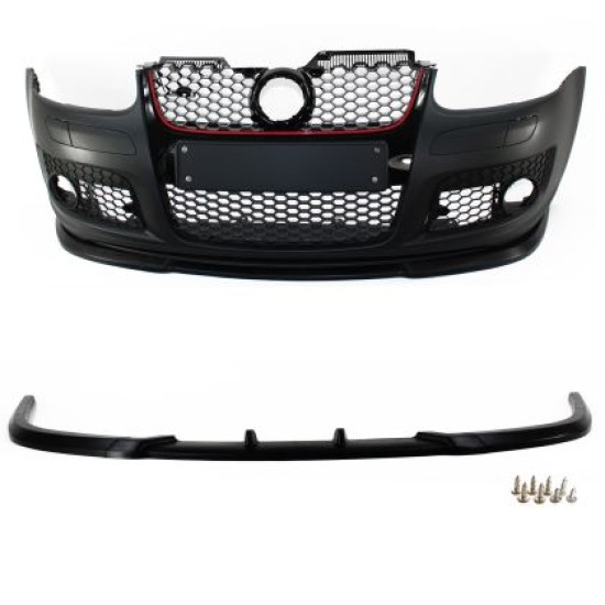 Spoiler εμπρός προφυλακτήρα για Volkswagen Golf 5 (2004-2009) - μαύρο ματ