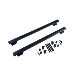 Μπάρες οροφής - για ενσωματωμένες παράλληλες μπάρες , 120 cm με κλειδί, μαύρο χρώμα -  σετ 2τμχ. Μπάρες οροφής - για ενσωματωμένες παράλληλες μπάρες , 120 cm με κλειδί, μαύρο χρώμα -  σετ 2τμχ.