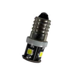 Led λάμπα E10 με 5 led 3030 - 1τμχ. Led λάμπα E10 με 5 led 3030 - 1τμχ.