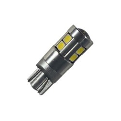 Led λάμπα τύπου T10 με 18 led 3030 και προτζέκτορα - CANBUS - 1τμχ.