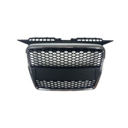 Μάσκα Audi A3 (2005-2008) με βάση για σήμα - RS-Look ματ με πλαίσιο χρωμίου
