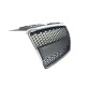 Μάσκα με βάση για σήμα για Audi A3 (2005-2008) - RS-Look ματ με πλαίσιο χρωμίου