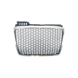 Μάσκα χωρίς σήμα για Audi A4 B7 (2004-2007)- RS Look πλαίσιο χρωμίου