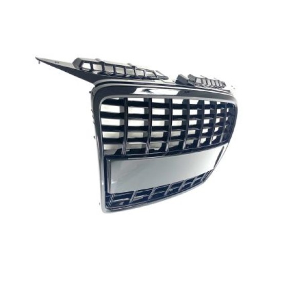 Μάσκα χωρίς σήμα για Audi A3 (2003-2008) - S3 Look μαύρη  γυαλιστερή