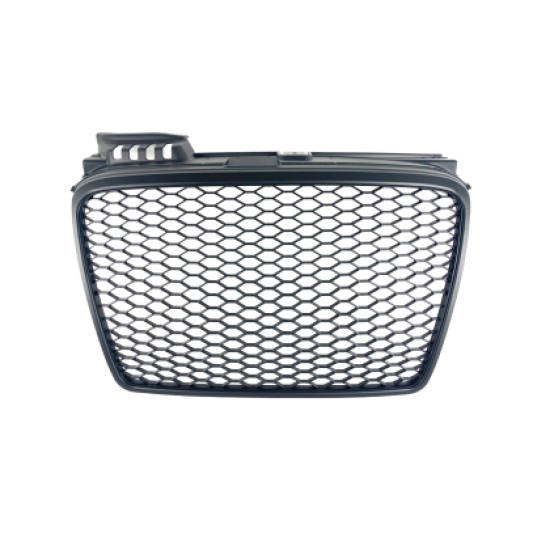 Μάσκα για χωρίς σήμα για Audi A4 B7 (2004-2007) - RS LOOK - μαύρη  ματ