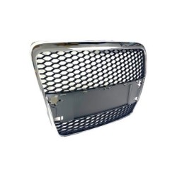 Μάσκα χωρίς σήμα για Audi A6 C6 (2004-2008) - με πλαίσιο χρωμίου RS Look Μάσκα χωρίς σήμα για Audi A6 C6 (2004-2008) - με πλαίσιο χρωμίου RS Look