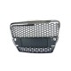 Μάσκα χωρίς σήμα για Audi A6 C6 (2004-2008) - με πλαίσιο χρωμίου RS Look