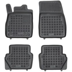 Λαστιχένια πατάκια Rezaw Plast για FORD Fiesta VII  (2017-2023) / FORD Ecosport II (2012-2018) / FORD Puma / Hybrid (2019+) - τύπου σκαφάκι - 4τμχ.
