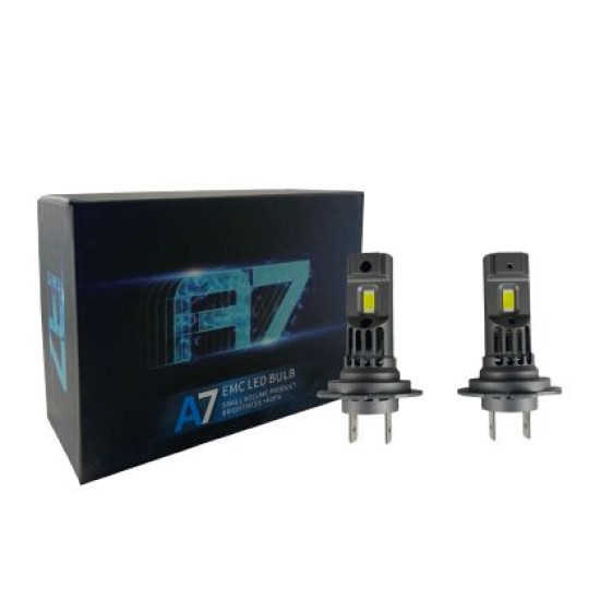Led λάμπες Η7  για μεσαία ή μεγάλα φώτα Plug-N-Play 100 000 lux , 22 Watt - Canbus - 6000K - 1000% πιό έντονη φωτεινότητα 2τμχ.