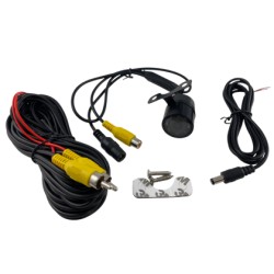 Κάμερα οπισθοπορείας στρόγγυλη με νυχτερινή λήψη και βάση Κάμερα οπισθοπορείας στρόγγυλη με νυχτερινή λήψη και βάση