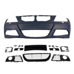 Προφυλακτήρας εμπρός για BMW E90 / E91 (2005-2008) - M pack design με ανοίγματα για πιτσιλίθρες, χωρίς parktronic Προφυλακτήρας εμπρός για BMW E90 / E91 (2005-2008) - M pack design με ανοίγματα για πιτσιλίθρες, χωρίς parktronic