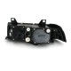 Φανάρια εμπρός angel eyes για Bmw E36 (1991-1999) 4d sedan - μαύρα , με λάμπες (Η1) - σετ 2τμχ.