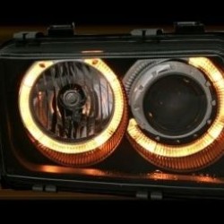 Φανάρια εμπρός angel eyes για Audi A3 (1996-2000) -μαύρα , χωρίς λάμπες (Η7) - σετ 2τμχ. Φανάρια εμπρός angel eyes για Audi A3 (1996-2000) -μαύρα , χωρίς λάμπες (Η7) - σετ 2τμχ.