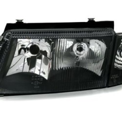 Φανάρια εμπρός για Vw Passat B5 (1997-2000) - μαύρα , χωρίς λάμπες (Η4) - σετ 2τμχ.