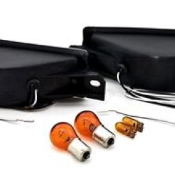 Φλας προφυλακτήρα BMW E30 (1983-1990) limousine / touring / coupe / cabrio - μαύρο χρωμίου - σετ 2τμχ. Φλας προφυλακτήρα BMW E30 (1983-1990) limousine / touring / coupe / cabrio - μαύρο χρωμίου - σετ 2τμχ.