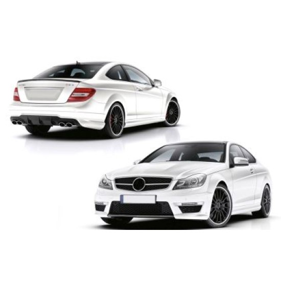 Body kit για Mercedes C- class W204  (2007-2015) C63 AMG Design - Coupe 2D